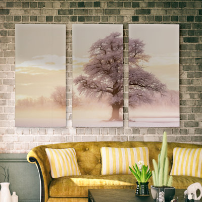 Winter brille-ensemble de 3 reproductions de photo sur toile