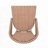 Outdoors PE Rattan Armless Barstools