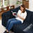 Boneless Modern 3-Seater Sofa with Deep Seat, No Assembly Required, Modern Corduroy Couch with 2 Pillows, Lazy Compression Sofa for Living Room Bedroom, Hybrid Sofa in a Box-1933353197