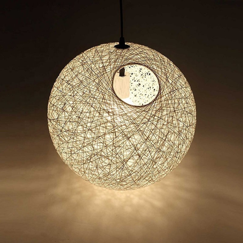Croftshire 1 - Light Single Pendant, White, 24" H x 24" W x 24" D