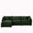 3-Seater Comfy Cloud Couches with Movable Ottoman-1405754212