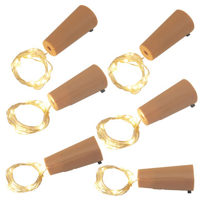 Outdoor 6 - Bulb 1.58'' Battery Powered LED Fairy String Light