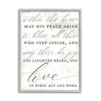 Wrapped Canvas Textual Art
