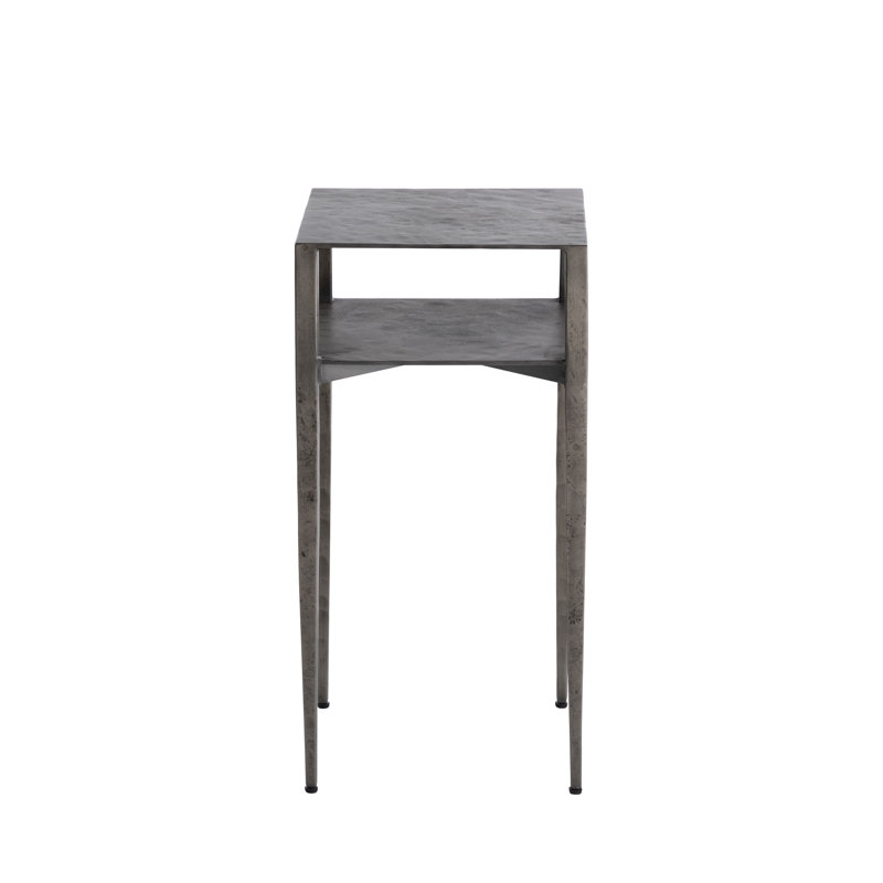 Nightingale Iron End Table with Storage