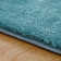 Cretien 100% Polyester Turquoise Outdoor Rug