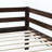 Twin Over Twin Rubber Wood Floor Bunk Bed with Ladder-1943107926