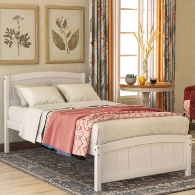 Wood Platform Bed With Headboard, Footboard -  Red Barrel StudioÂ®, 91652A78AB5B4FC3907C037DE3A6B011