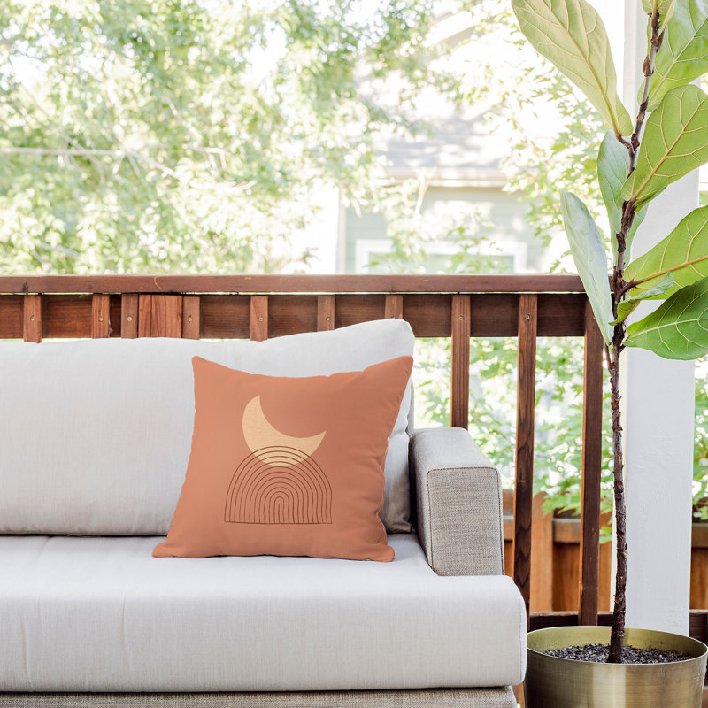 Polyester Indoor/Outdoor Throw Pillow, 16" x 16"