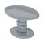 Table de bout 22,6 po x 15,7 po x 15 po à finition pavée empilée - gris ultrabrillant (seulement avec table basse)-2041362674
