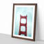 The Top of the Golden Gate Bridge - Picture Frame Painting Print-56855750-56855754