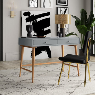 Athey Solid Wood Writing Desk