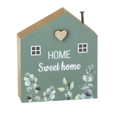 8cm Wood Holiday Shaped Ornament