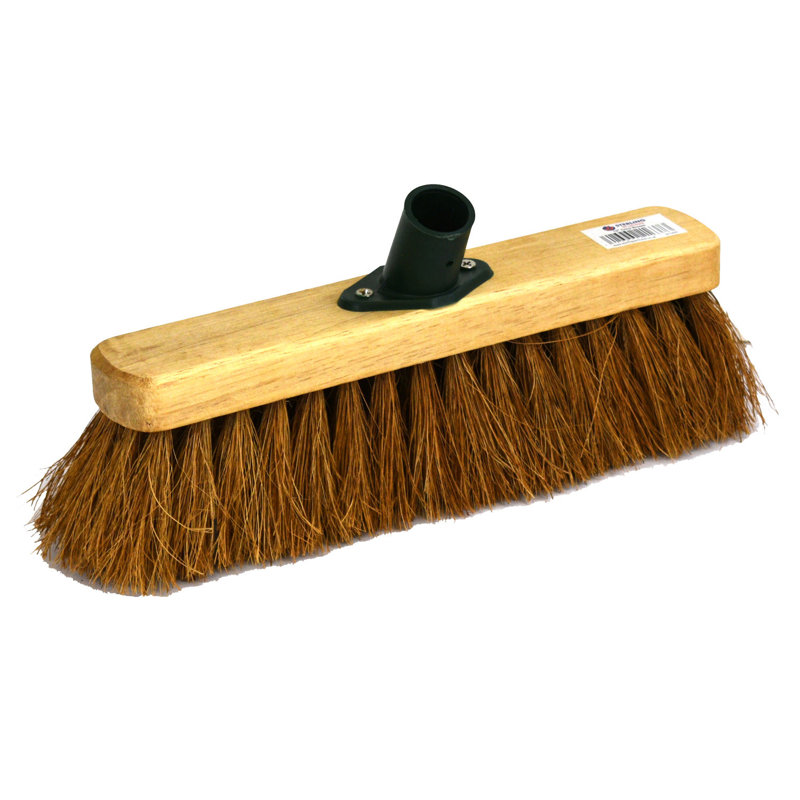 Broom Heads with Replaceable Head, 12cm H x 7cm W x 30cm L, Light Brown