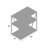 Collingdale Glass Shelf End Table with Storage