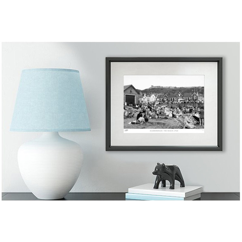 Scarborough, The Beach C1960 by Francis Frith - Single Picture Frame Print, 28cm H x 36cm W x 2.3cm D