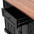 Kitchen Island Farmhouse 53 Inch Power Outlet Drop Leaf Glass Doors Wheels-126118226