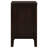 Garrett Cappuccino 2-Drawer Rectangular Nightstand