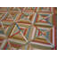 Impressive Multicolor Diamond Pattern Contemporary American Hooked Rug 10 x 14
