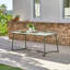 6 Seater Metal Garden Dining Set Chairs -1994647708