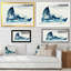 Paysage dans les tons de vert foncé - peinture sur toile-68471495-68471551