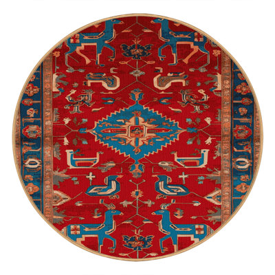 Machine Washable Persian Brown Area Rug