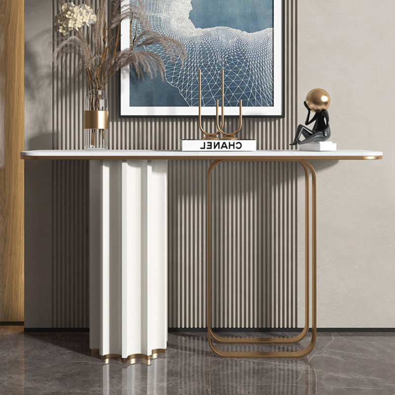 Console luxueuse de style italien, H 31,5 po x l 47,2 po x P 13,8 po