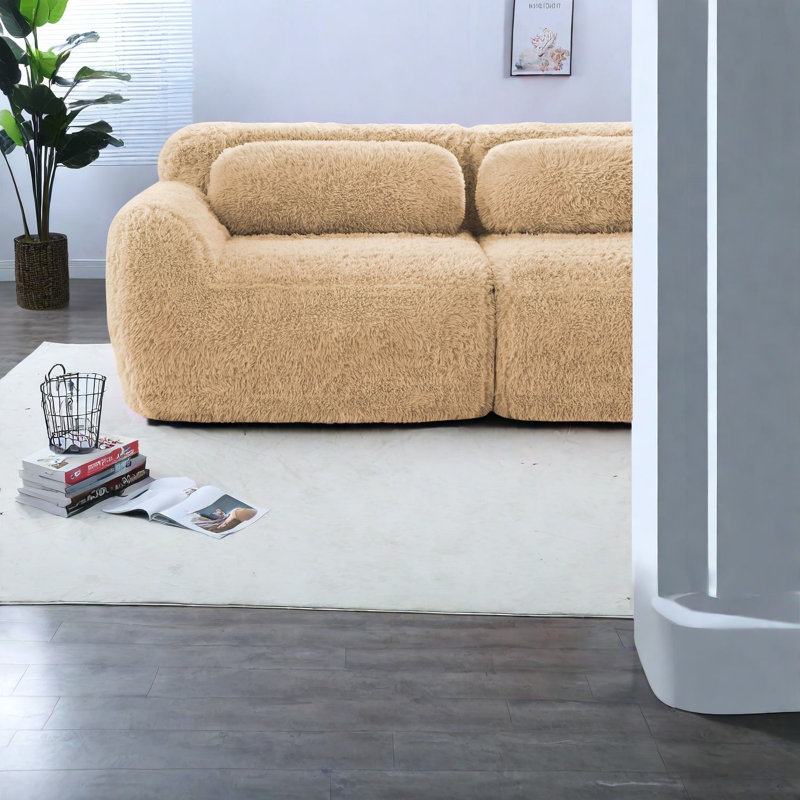 Modulaires luxueux, tissu moelleux, sans assemblage, polyvalent pour la maison