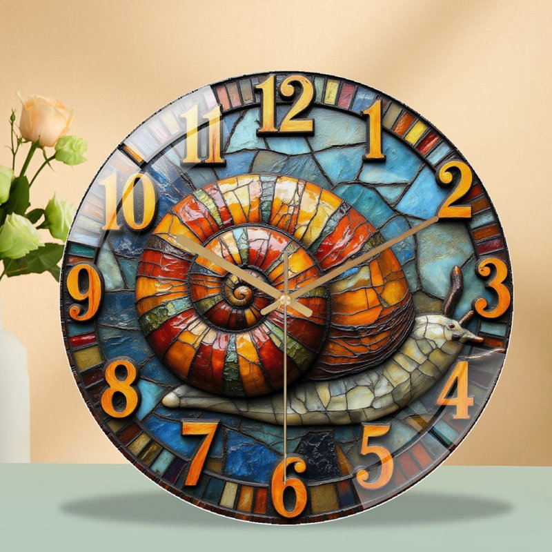 Horloge murale Snail