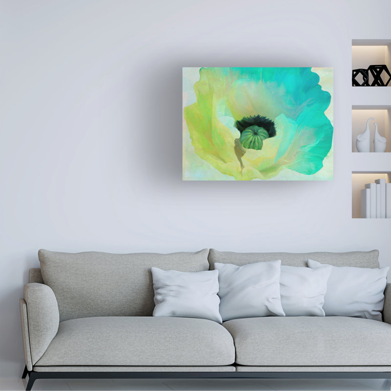 Art sur toile «Bachelor Sasha Poppy Gradient I», H 14 po x l 19 po