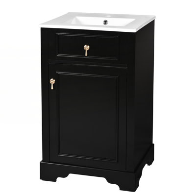 Meuble-lavabo de 20 pouces avec lavabo en céramique