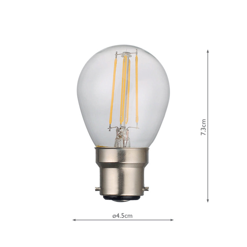 Dalessandro 4W LED Vintage Filament Light Bulb