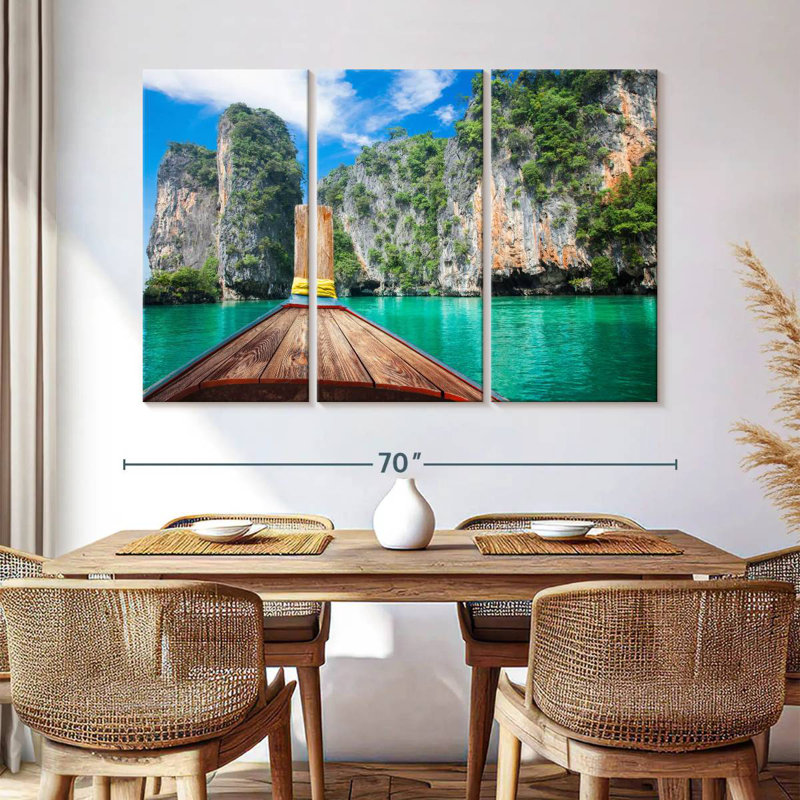 Mehar Boat Ride At Krabi Island, 42" H x 65" W