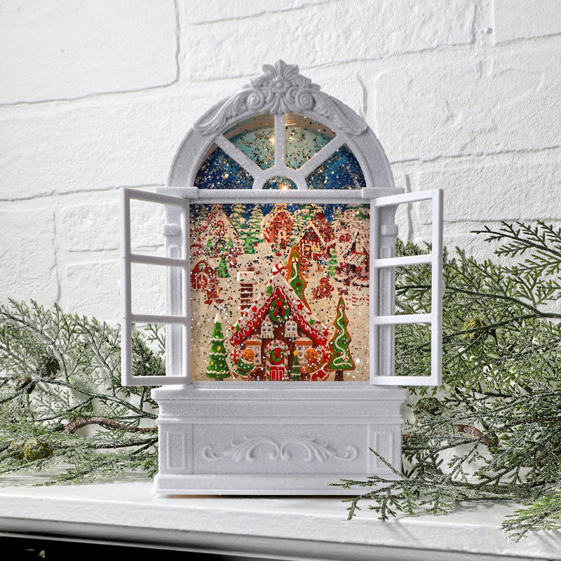 9" LED Village Arch Window Globe