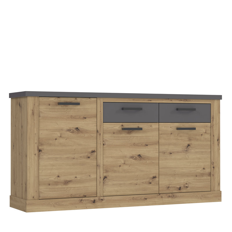 67.8'' Sideboard, Brown/Gray