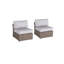 7-Piece Rattan Sectional Sofa Set With Cushions - Fully Assembled
