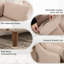152cm 2 Seater Mordern Upholstered Loveseat Sofa-1292935044