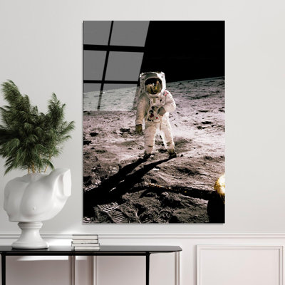 Superbe peinture murale en verre trempé 27,6 po x 39,4 po | 100% verre trempé, épaisseur: 0,16 pouce | Décoration élégante pour le salon ou le bureau, durable et facile à nettoyer, idée de cadeau parfaite