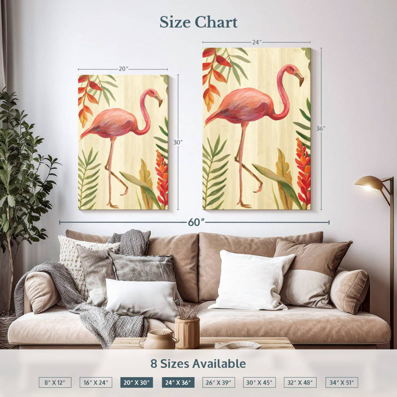 Brampt, charmant jardin tropical I, H 36 po x l 24 po