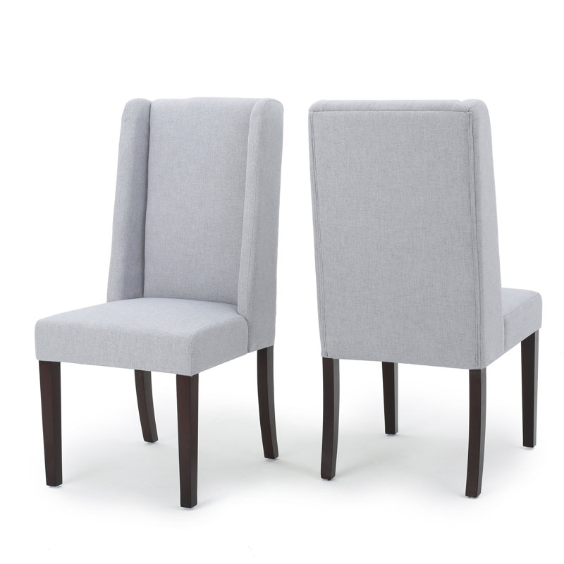 Chaise d'appoint rembourrée Harlow, Gris bleu clair