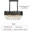 Ahriyah Crystal Chandelier,Luxury E14 Crystal Chandelier,2 in 1 Chandeliers Ceiling Light,Gold Ceiling Lights Living Room,Round Lampshades 3 Tiers K9 Crystals Pendant Light-995685098