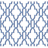 Luxe Haven Coastal Lattice 18' L x 27" W Smooth Peel and Stick Wallpaper Roll