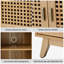 Modern Berenika 58" Wide Sideboard with Latticework Doors-298542355