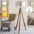 Tripod Floor Lamp, Mid Century Standing Lamp, Modern Design Studying Light For Living Room, Bedroom, Study Room And Office E26 Base