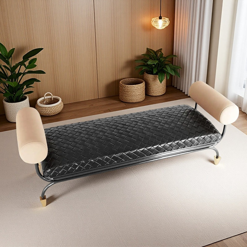 Banc en cuir italien de luxe léger italien