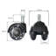 Set Of 5 Office Chair Castors, Heavy-duty Castors, Smooth-running Universal Castors, Black
