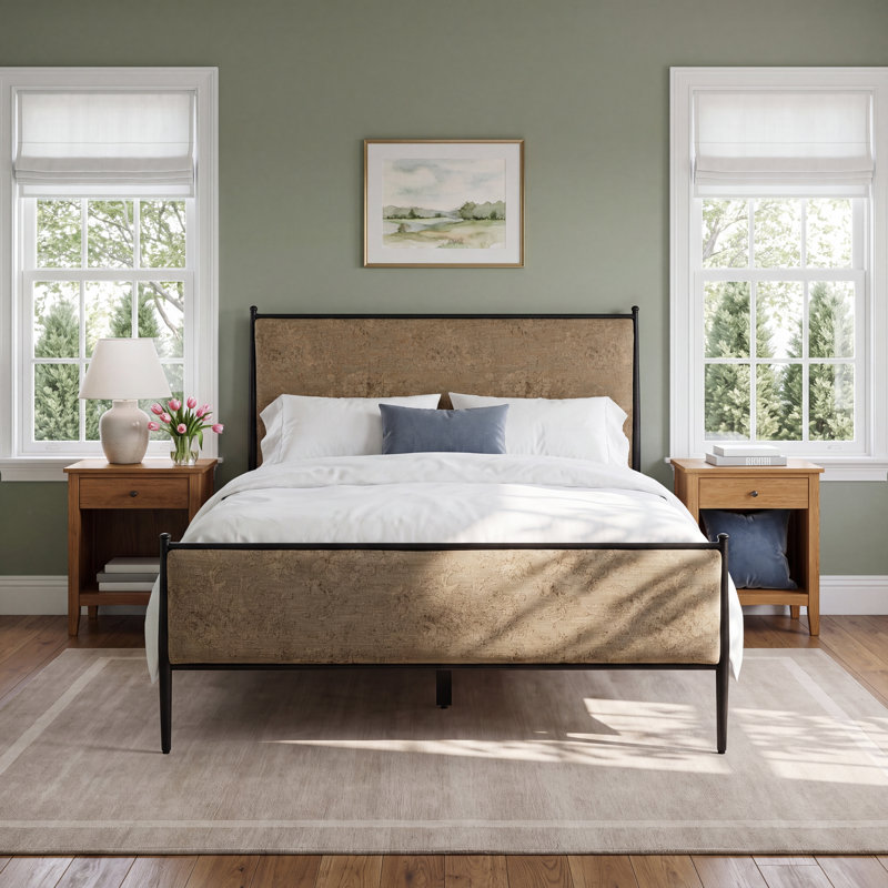 Bucknam Bed, King, Savoy Parchment
