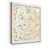 Toile avec cadre blanc
