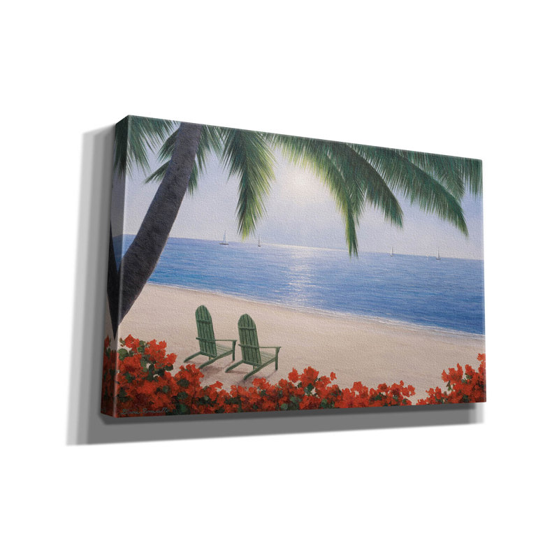 «By The Sea» par Diane Romanello, H 26 po x l 40 po x P 1,5 po