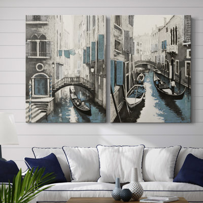 Venice I by E. Anthony Orme - 2 Piece Wrapped Canvas Print