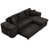 Chenille gris anthracite